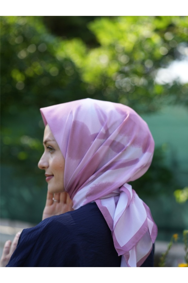 PAMUKLU SOFT EŞARP FRESH ÇİÇEK DESEN - 1