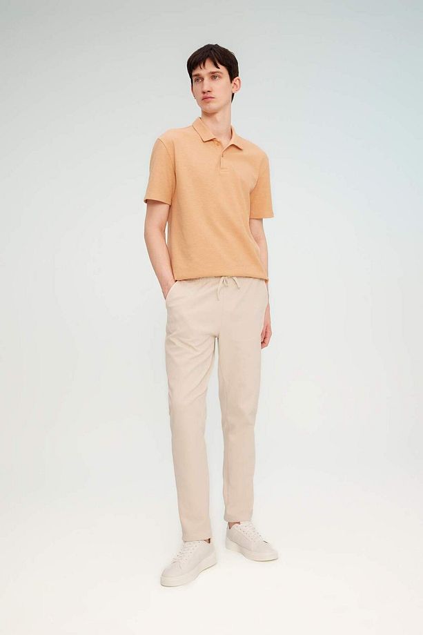 New Regular Fit Basic Düz Kısa Kollu Polo Tişört B4939AX24SP - 2