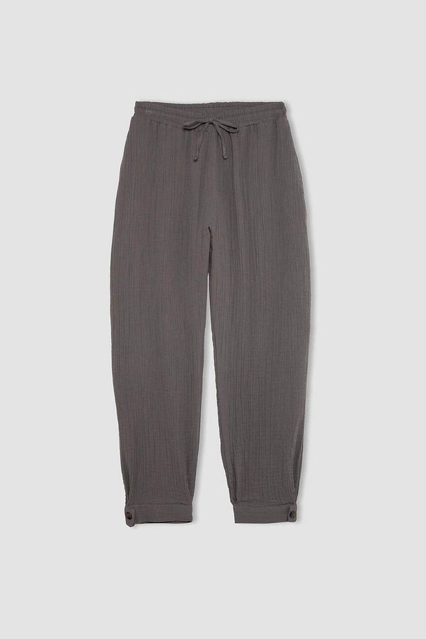Kargo Fit Basic Düz Müslin Pantolon C0303AX24SP - 8