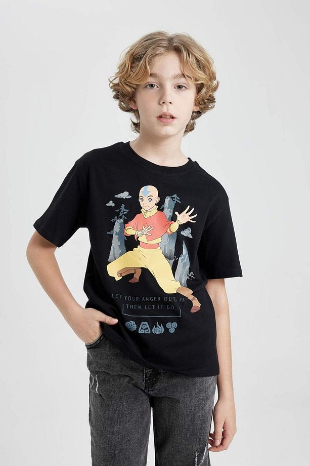 Erkek Çocuk Avatar the Last Airbender Bisiklet Yaka Kısa Kollu Tişört C0381A824SM - 3