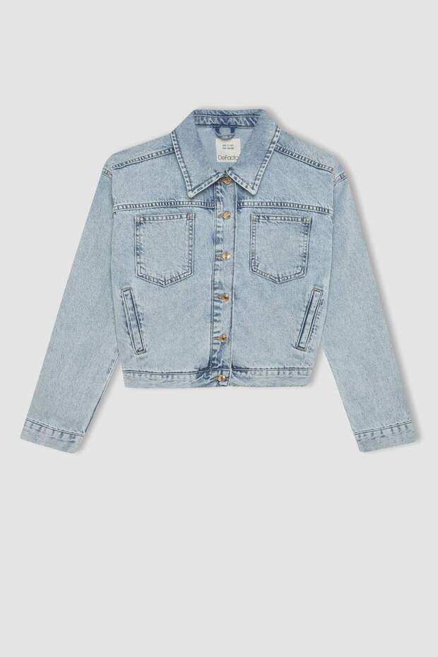 Kız Çocuk Jean Ceket B9857A824SP - 7