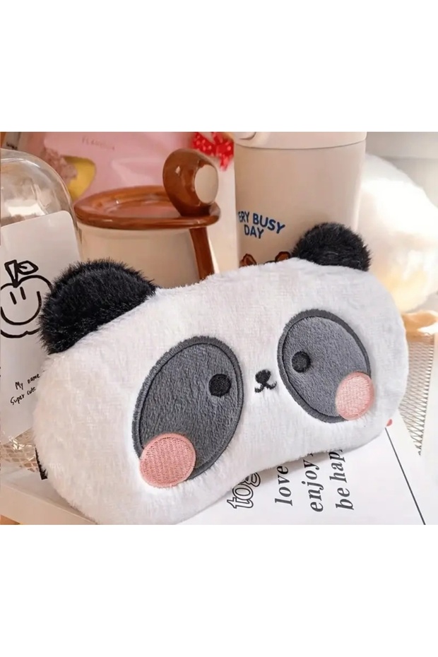 باندا للنوم على شكل عين من القطيفة - 4