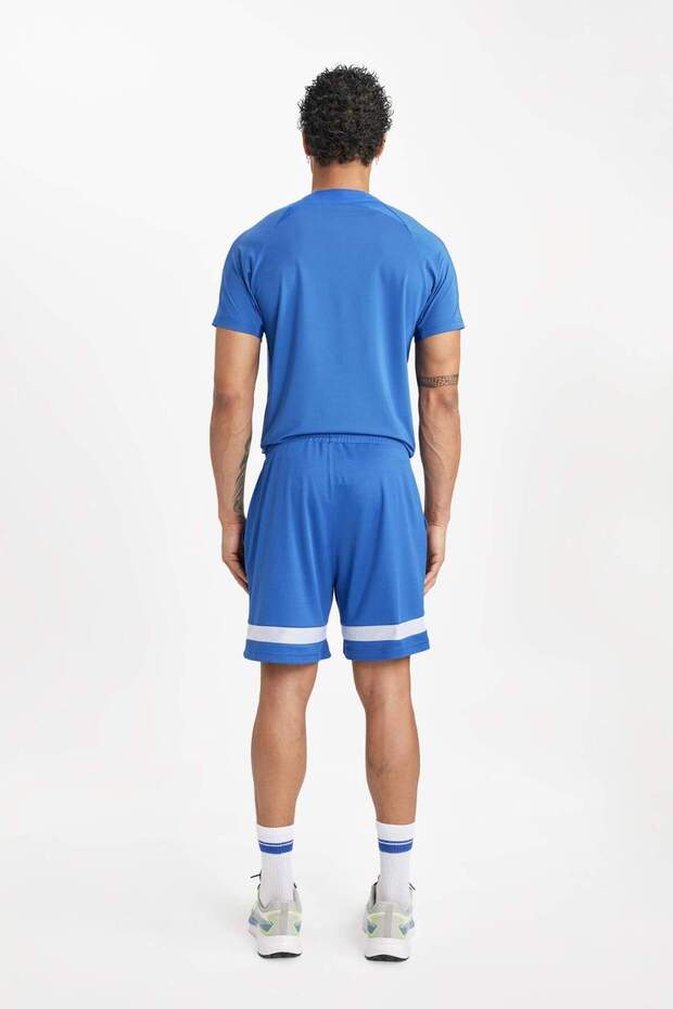DeFactoFit Slim Fit Dar Kesim Sporcu Kısa Paça Şort B5028AX24SP - 8