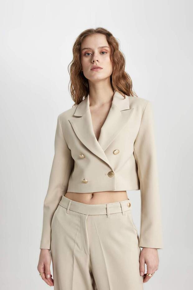 Crop Blazer Ceket C3344AX24SP - 3
