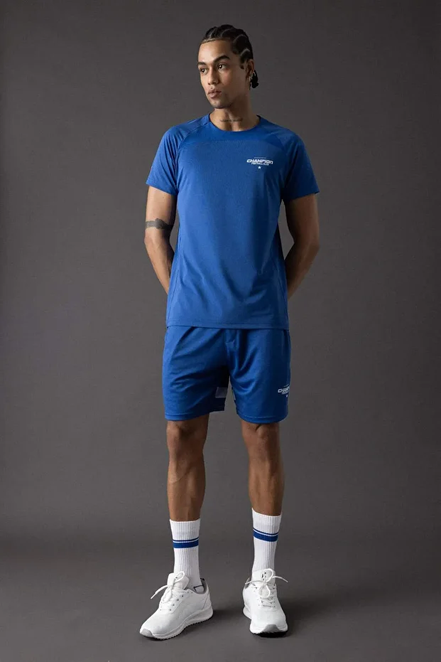 DeFactoFit Slim Fit Dar Kesim Sporcu Kısa Paça Şort B5028AX24SP - 1