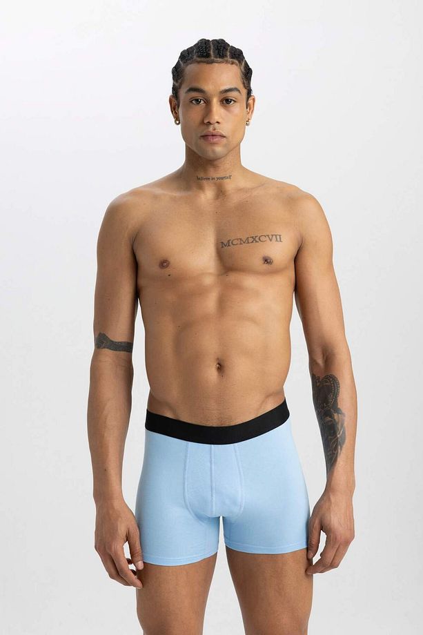 Regular Fit 3lü Boxer B7797AX24SM - 5