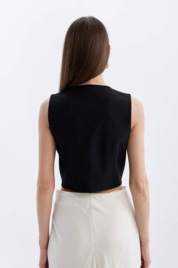 Regular Fit V Yaka Blazer Yelek C1565AX24SP - 6