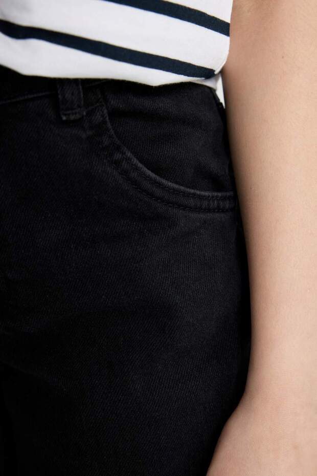 Kız Çocuk Baggy Fit Jean Pantolon B9824A824SP - 5