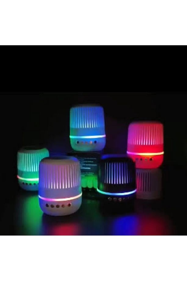 GTS-2150 Siyah Kablosuz Taşınabilir RGB Işıklı Bluetooth Hoparlör Speaker - 8