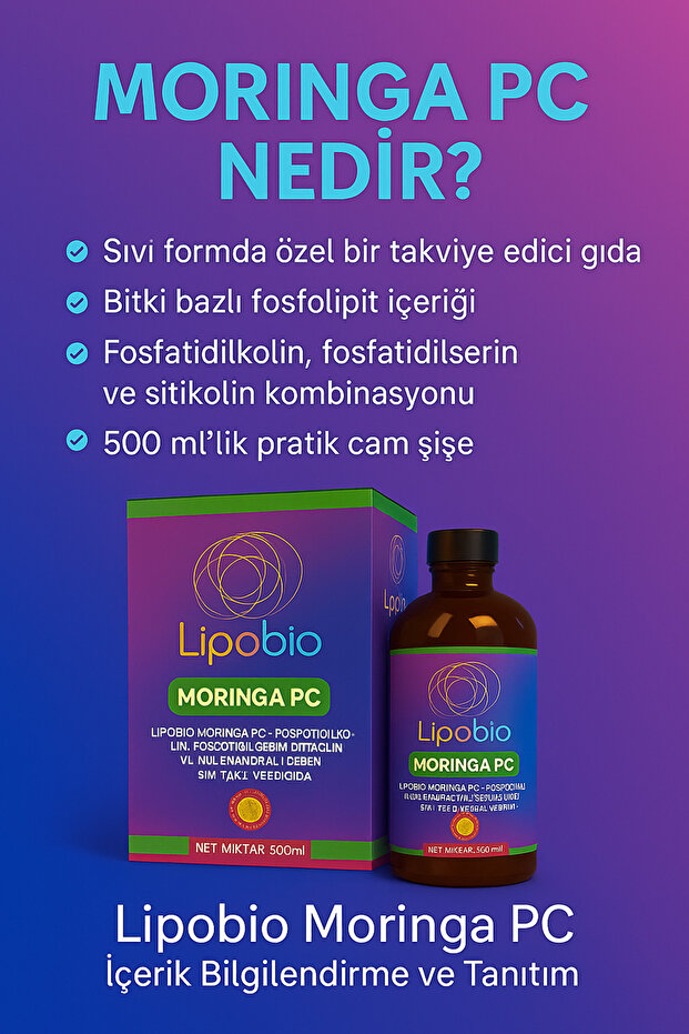 Moringa PC - Bitkisel kaynaklı fosfolipit ve multimineral içeriği - 4