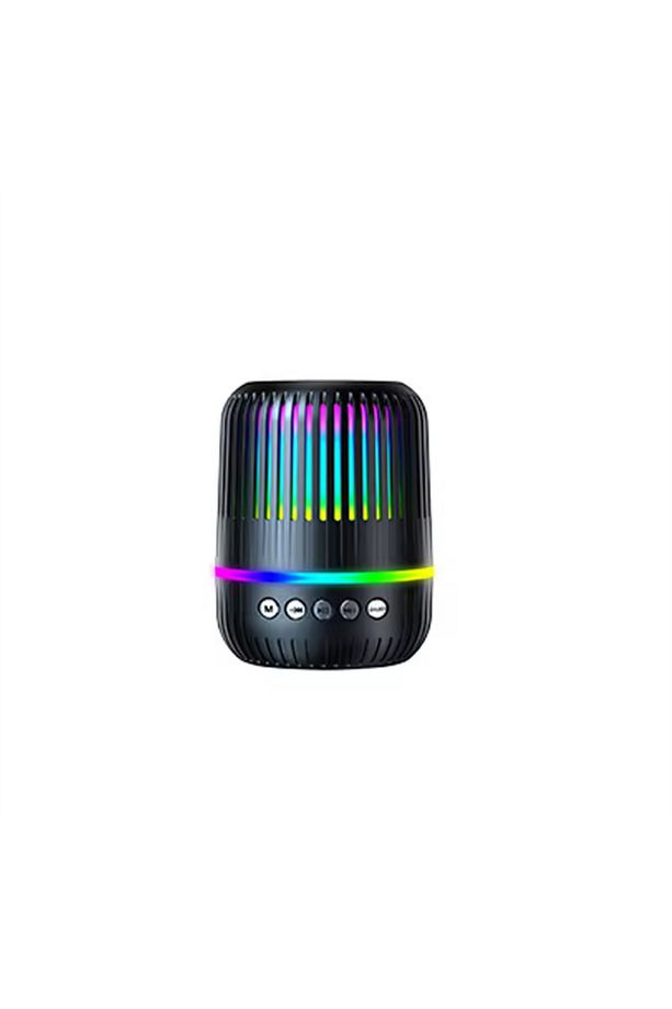 GTS-2150 Siyah Kablosuz Taşınabilir RGB Işıklı Bluetooth Hoparlör Speaker - 6