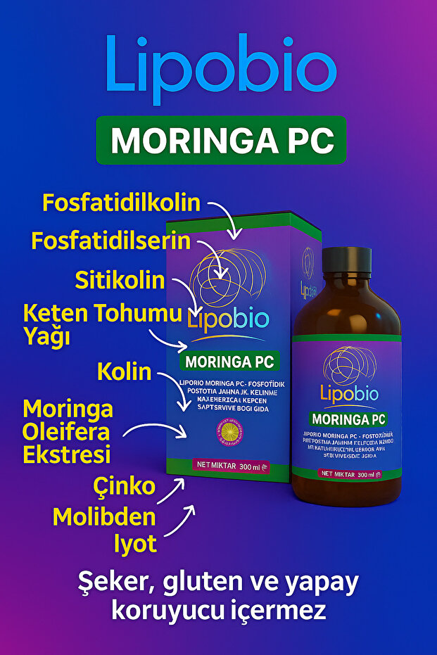 Moringa PC - Bitkisel kaynaklı fosfolipit ve multimineral içeriği - 1