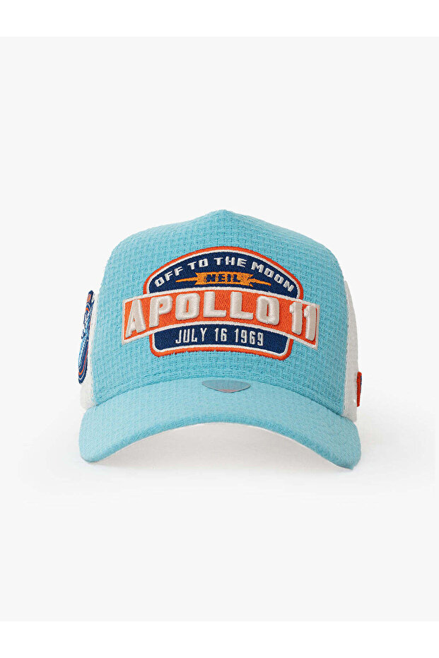 Kadın Erkek Mavi Trucker Şapka-space Collection-apollo - 4
