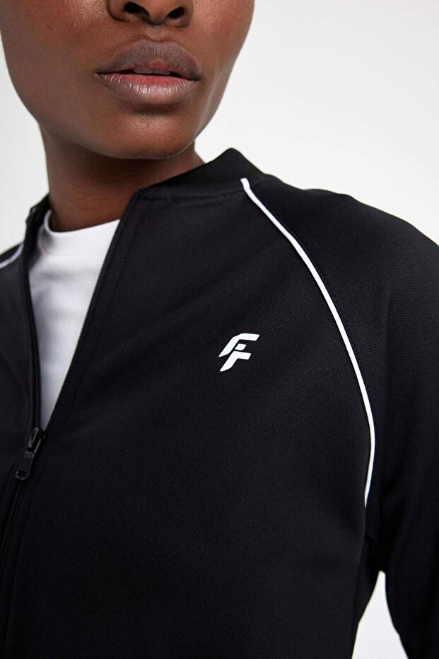 DeFactoFit Standart Fit Çift Cepli Pike Sporcu Hırka B3984AX24SP - 8