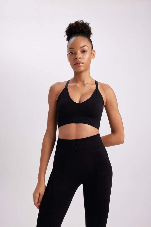 DeFactoFit V Yaka Seamless Sporcu Bra B7446AX24SP - 7