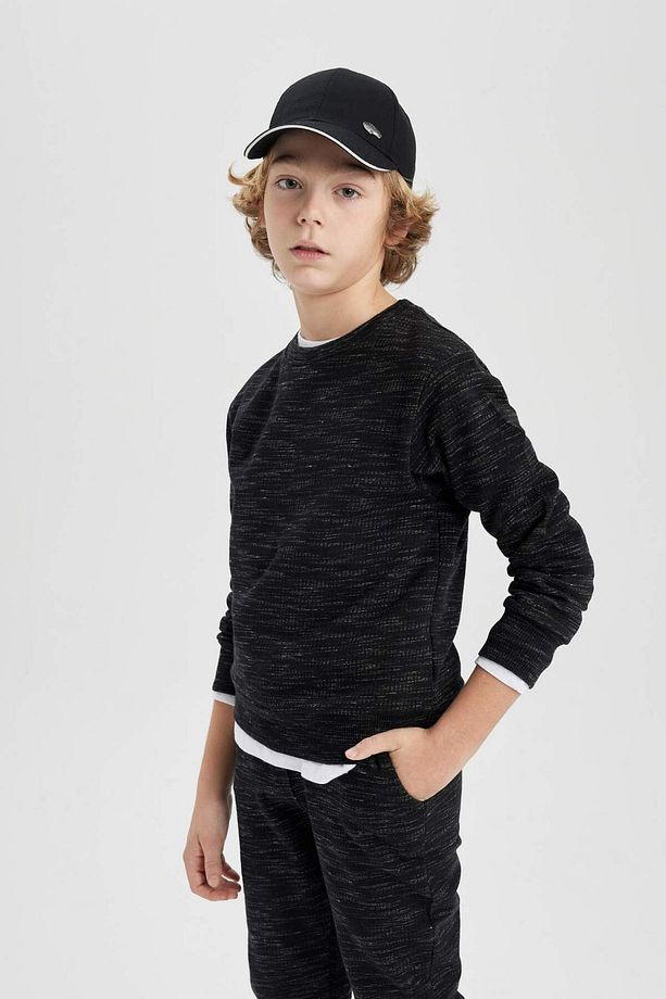 Erkek Çocuk Bisiklet Yaka Sweatshirt C0083A823CW - 3