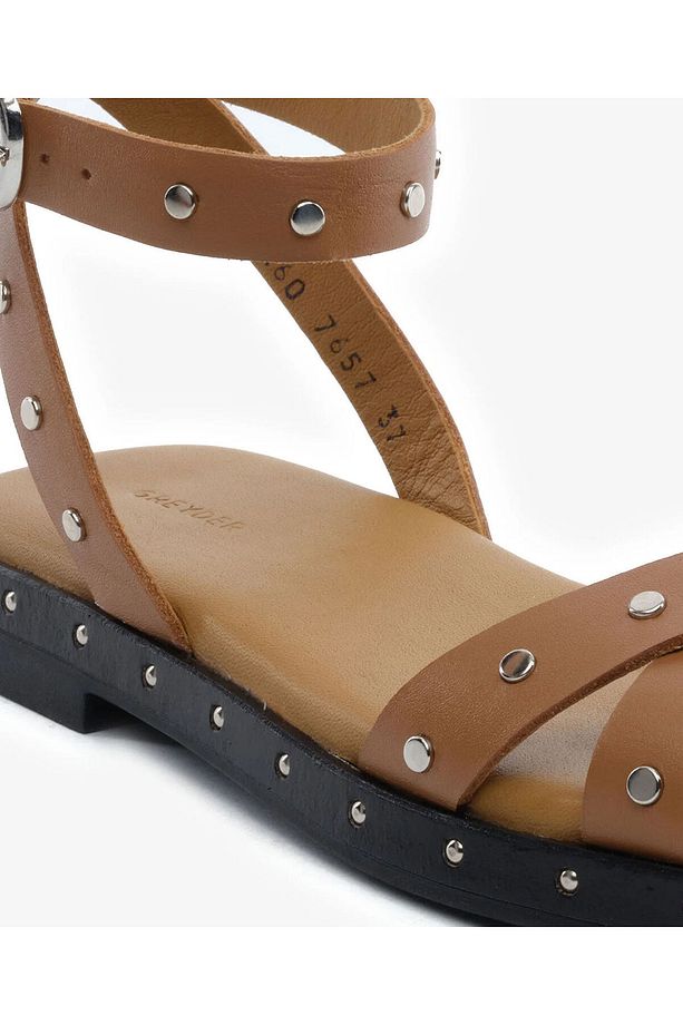 Kadın Taba Hakiki Deri Sandalet 5Y2CS34460 - 5