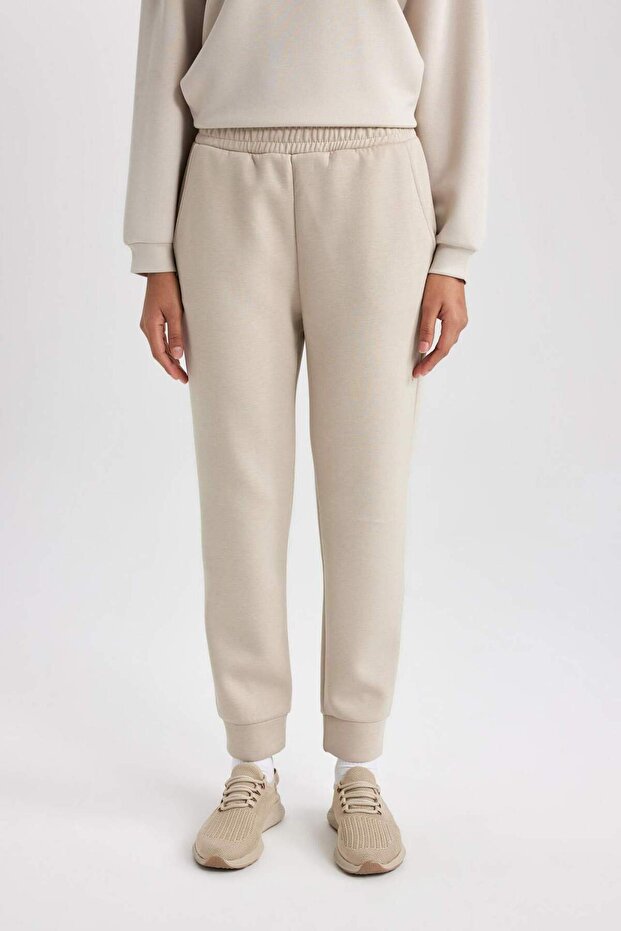 DeFactoFit športové Jogger nohavice Standard Fit elastický pás vrecká Basic Plain B6358AX23WN - 7