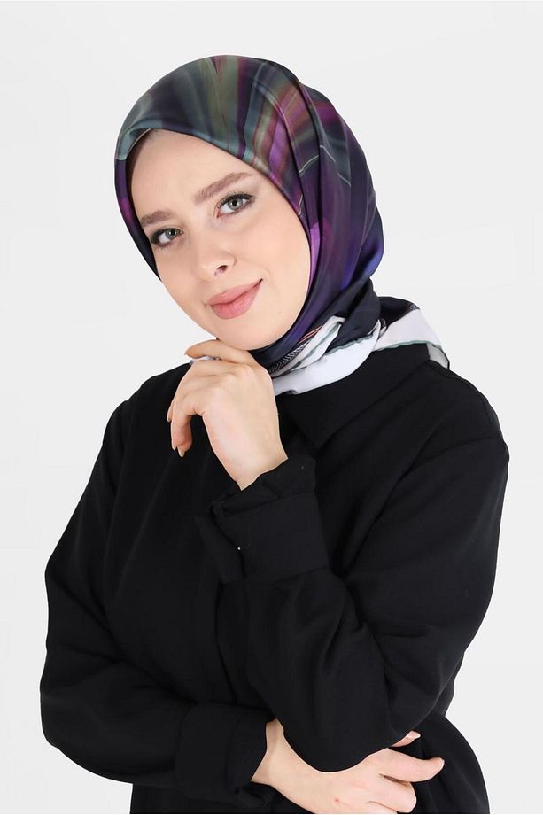 ALVİNA DİJİTAL SURA EŞARP 8096 - 1