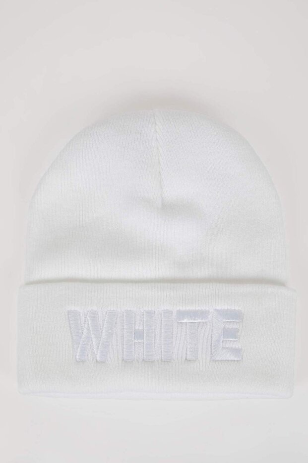 Kadın Nakış İşlemeli Triko Bere R7511AZ23WN - 2