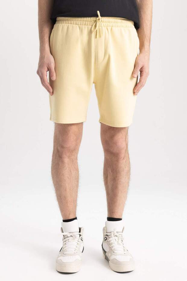 Regular Fit Basic Düz Bermuda Şort A2348AX23SM - 5