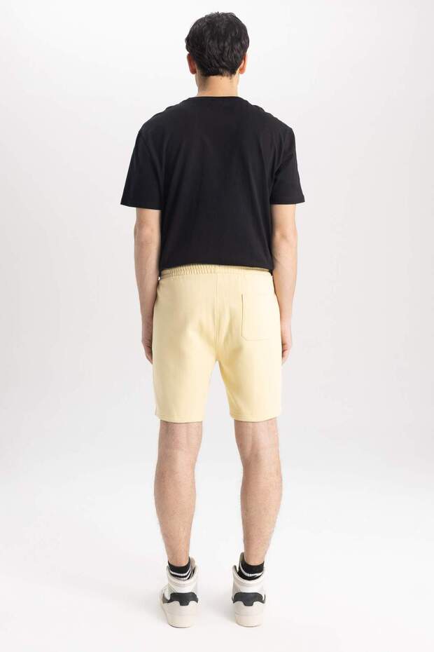 Regular Fit Basic Düz Bermuda Şort A2348AX23SM - 7