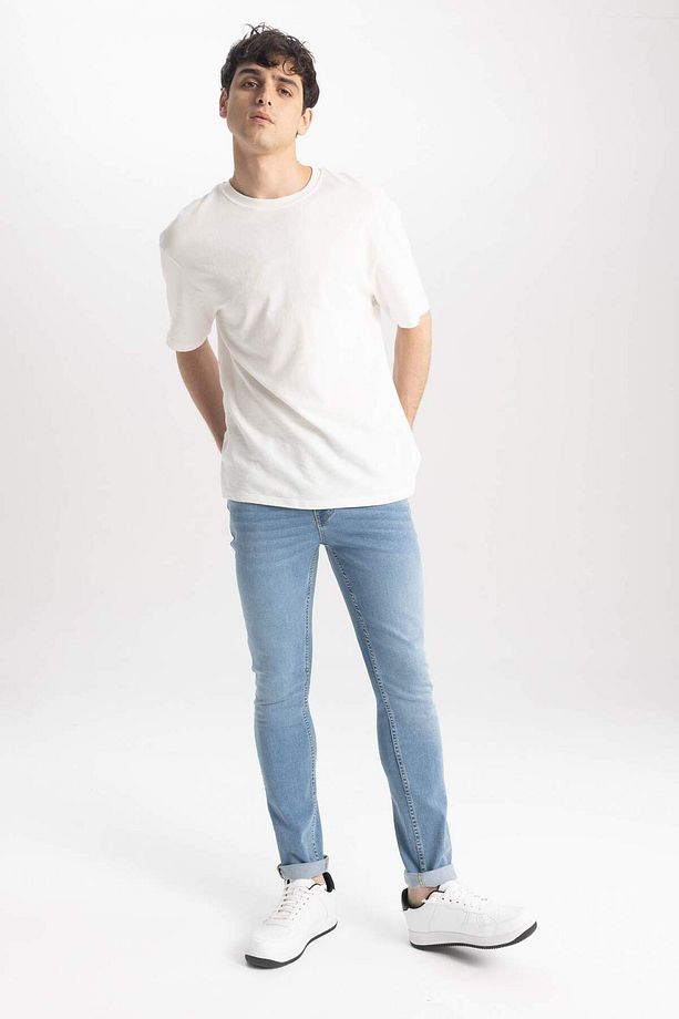 Pedro Slim Fit Dar Kalıp Normal Bel Dar Paça Jean Pantolon A2977AX23SM - 4
