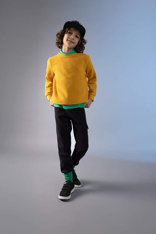 Erkek Çocuk Bisiklet Yaka Sweatshirt Z2511A623SP - 2