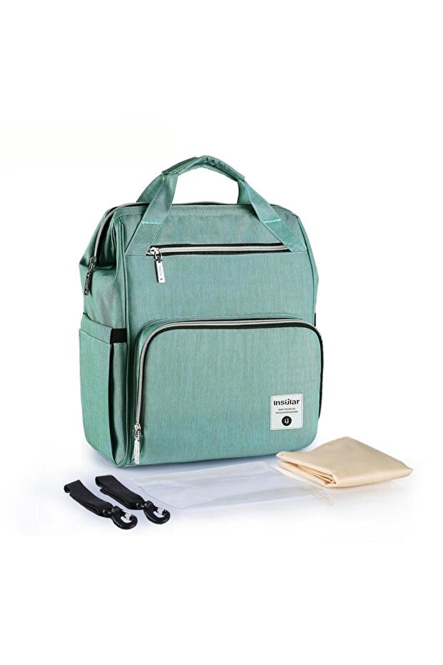 حقيبة ظهر متعددة الوظائف للحفاضات، حقيبة للأمهات، سعة كبيرة، حقيبة ظهر متعددة الوظائف مقاومة للماء - 3