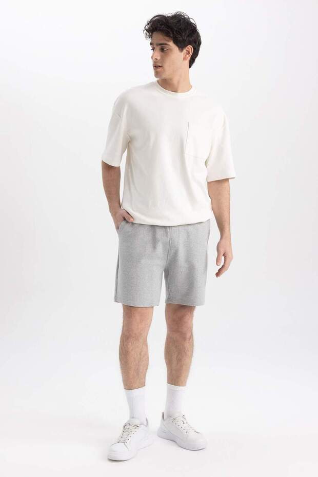 Coool Slim Fit Fleto Cepli Geri Dönüşümlü Şort X5215az22sm - 7