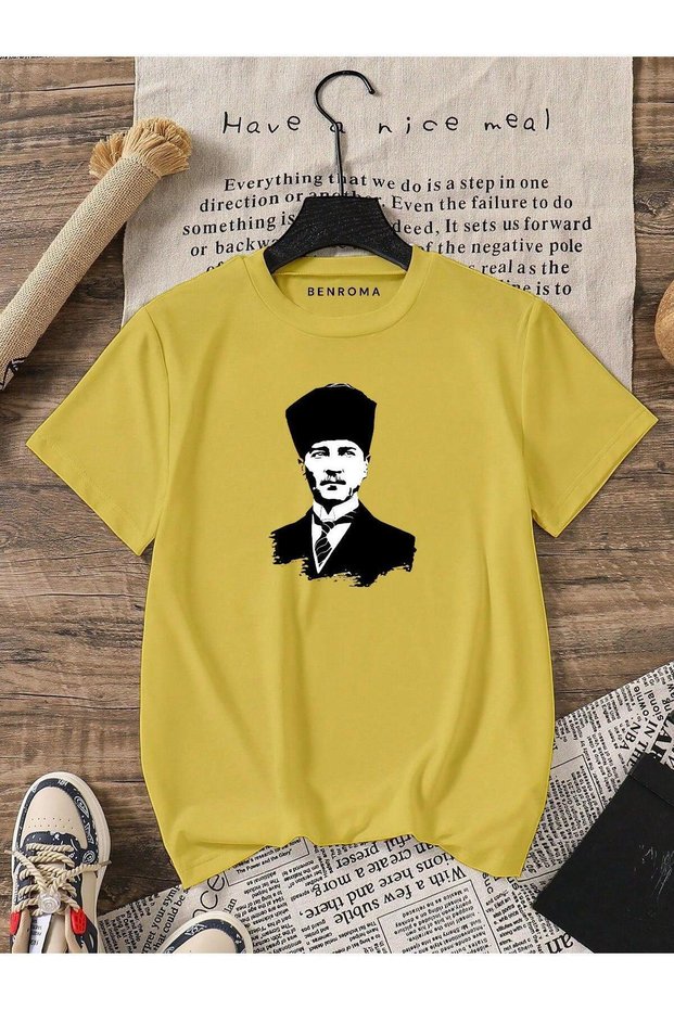 Atatürk Printed Oversized Unisex T-Shirt