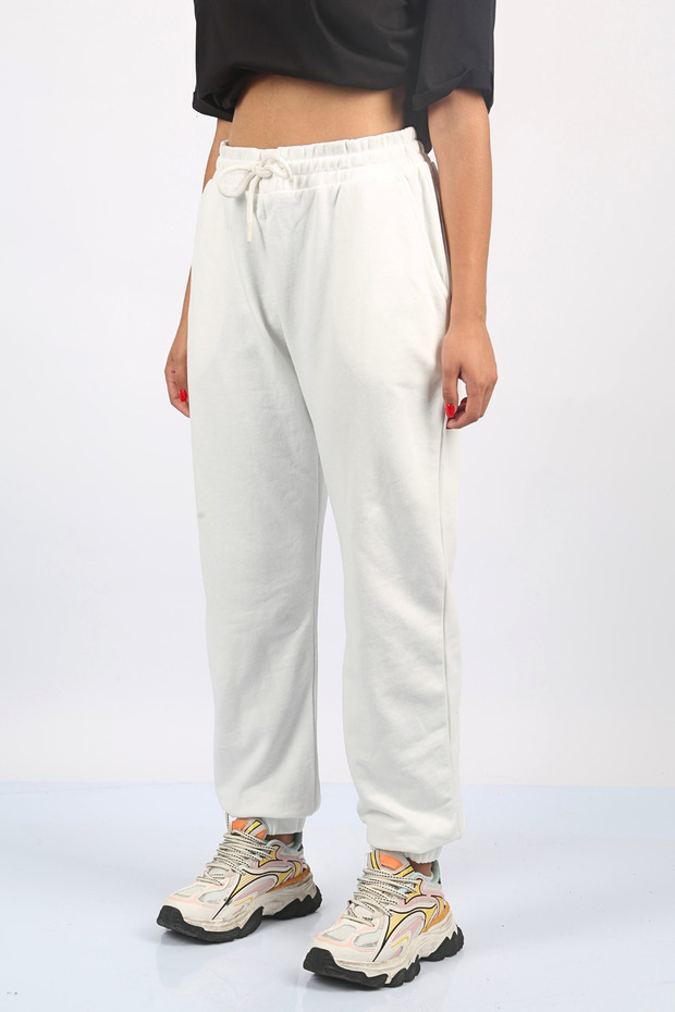 White Basic Sweatpants SH116 - 1