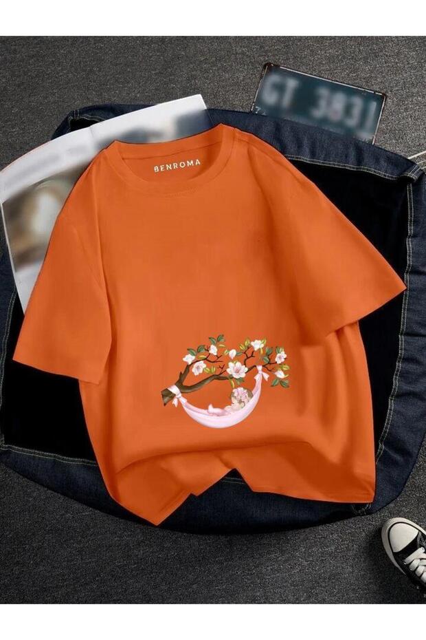 HAMİLE BASKILI TİSORT - 1