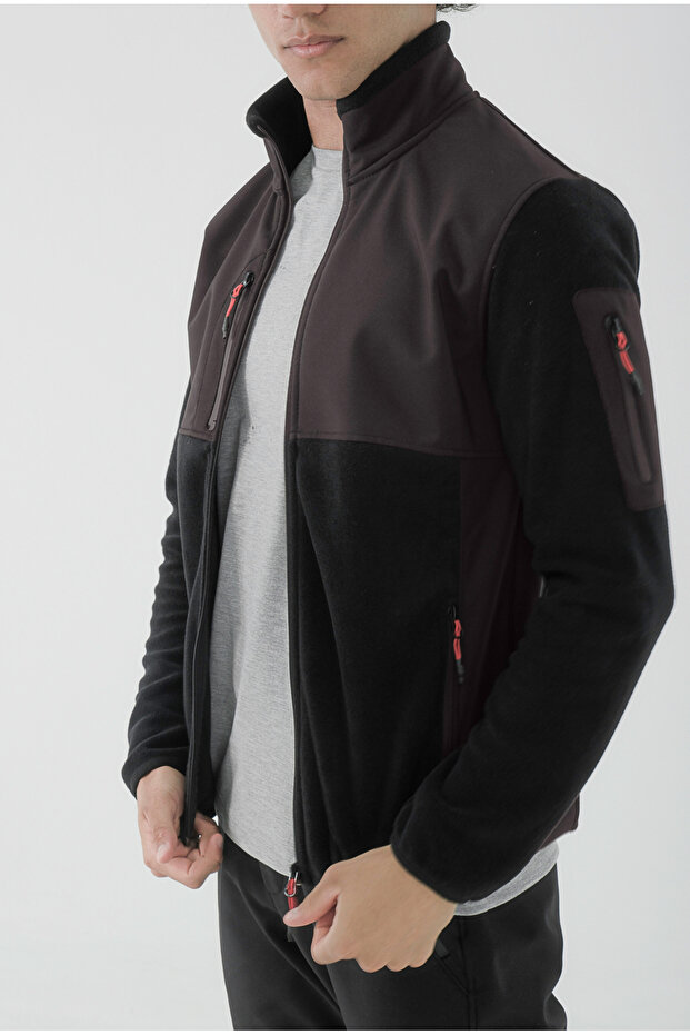 Erkek Softshell Garnili Polar - 2