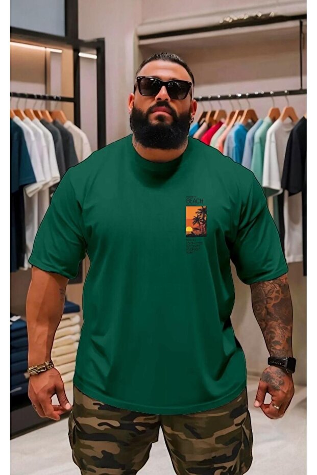 Plus Size Unisex Printed T-Shirt