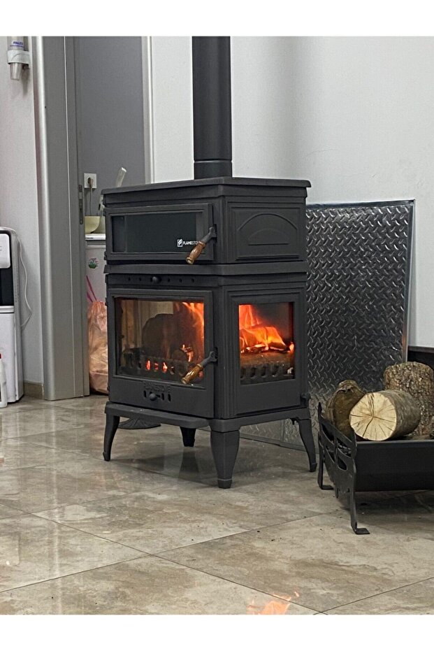 RETRO LÜX DİK FIRINLI KUZİNE SOBA FS-045 - 4