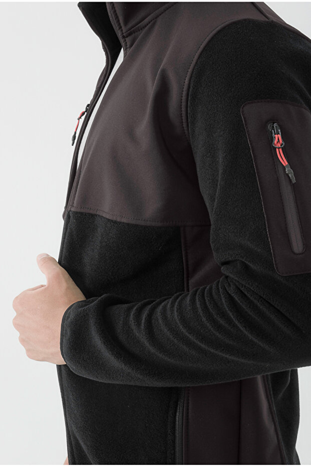 Erkek Softshell Garnili Polar - 3