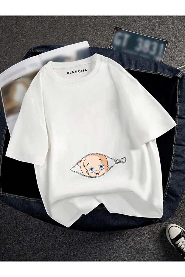 HAMİLE BASKILI TİSORT - 1