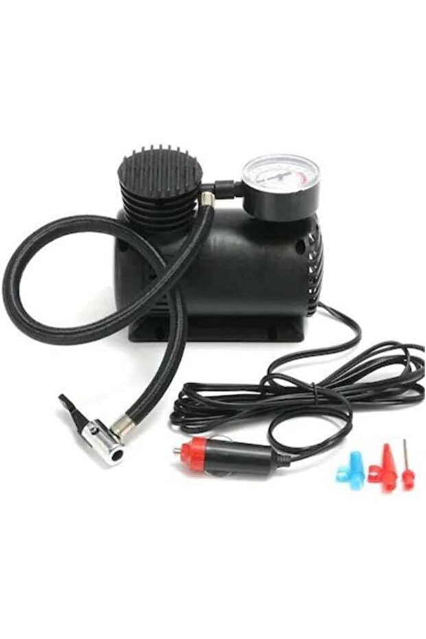 Mini Hava Kompresörü Saatli 12 V 250 Psı - 1