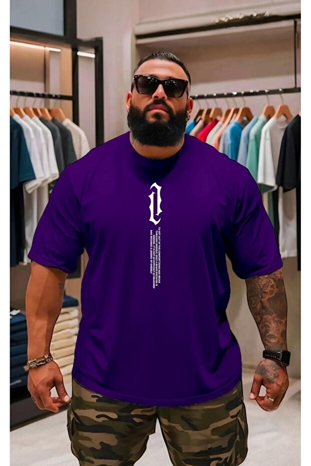 Plus Size Unisex Printed T-Shirt