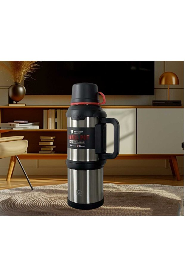 4 Litrelik Çelik Termos - 1