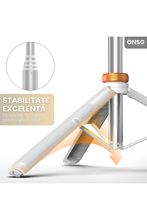 Selfie Stick 3-in-1, Bluetooth 5.2, Android And Iphone, 360 Degree Rotation, Vlogging - 5