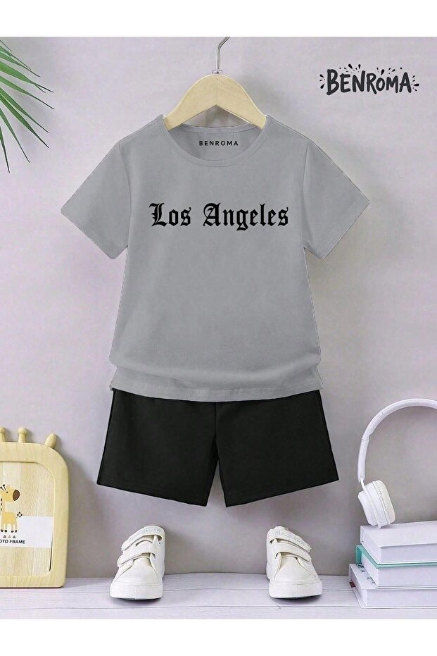 Children's Shorts Suit Unisex Character Printed