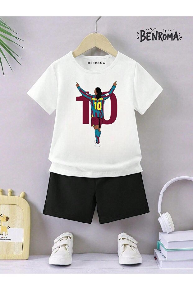 Unisex Kids Shorts Set - Character Printed
