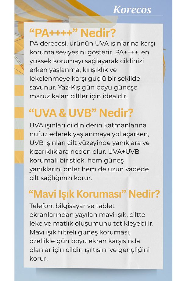 Matte Sun Stick Spf50 Pa Uva/uvb Cıca Hyaluronik Asit Mat Bitişli Yüksek Korumalı Stick Güneş Kremi - 4