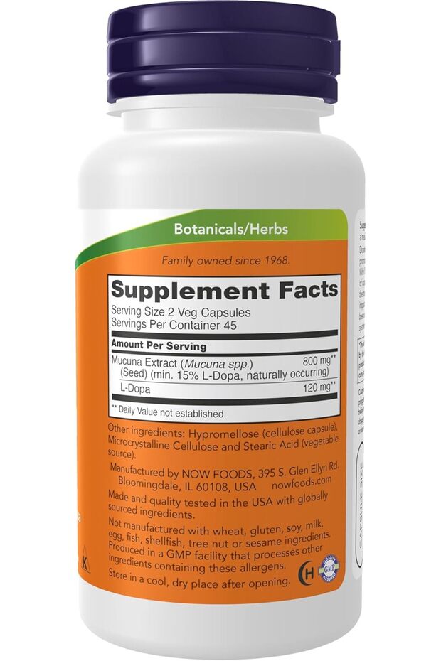 Supplements Dopa Mucuna 90 Veg Capsules - 2