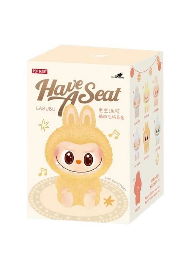 Labubu Oyuncak Peluş Oturan Model (Have a Seat) Figür Oyuncak - 1