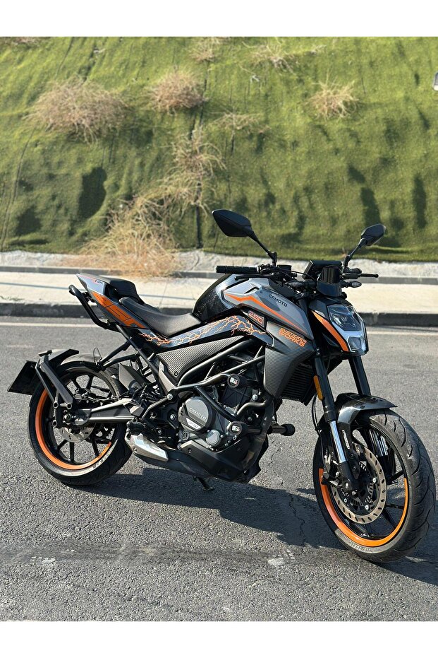 ملصق Cf Moto 250NK ملصق ديكور بنمط الصاروخ البرق للهيكل الأوسط