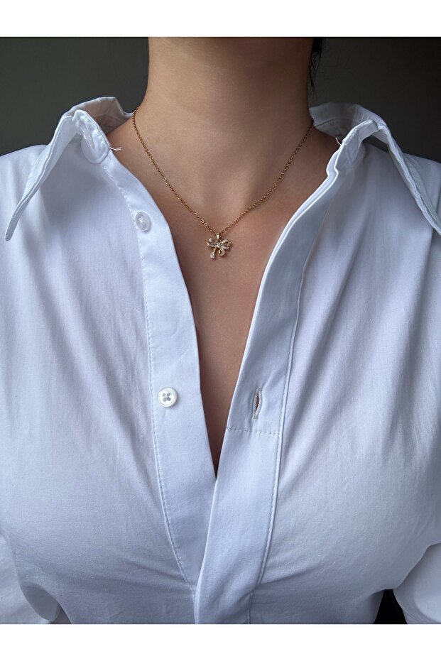 Elegant Bow Necklace