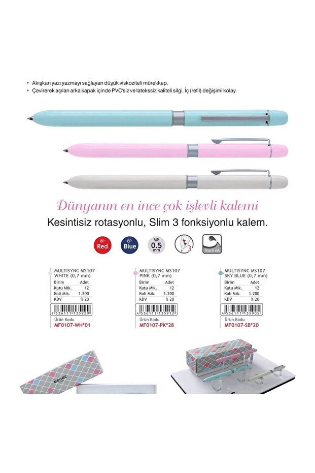 Tlg-pro 0.7 Versatil Stil Ve İşlevsellik arayanlar için tasarlanmış bir mekanik kalemdir. - 5